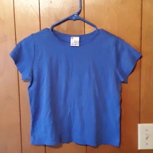Hanna Anderson size 140 blue tshirt